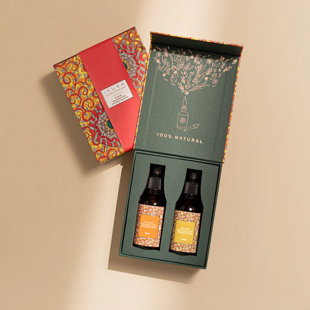 Dyumati Brilliant Face and Body Dew Duo- The Awakened Soul Blend & The Illuminated Heart Blend - Image 4