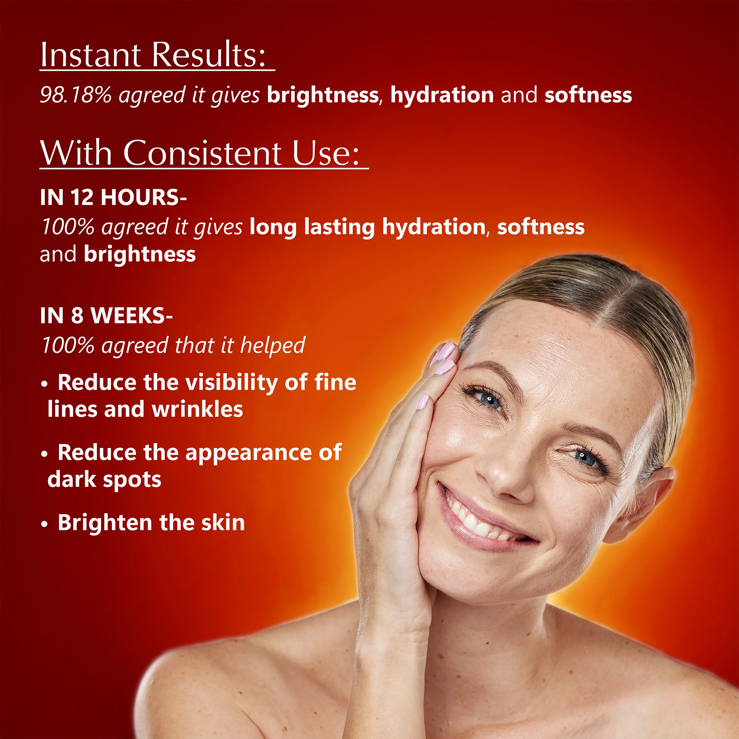 Rufolia Bi-Phasic Face Serum – Éclaircit, adoucit et repulpe les peaux ternes, ridées et vieillissantes - Image 4